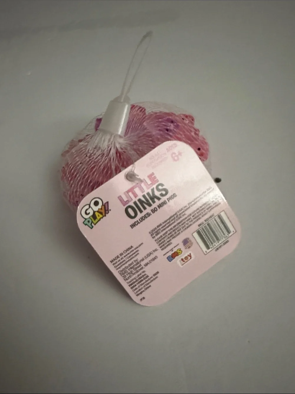 Little Oinks Pink Mini Pig Toys - Pack of 50